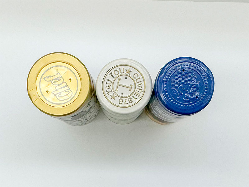 Customized 30*60mm Saratin Liner Wine Vodka Bottle Cap